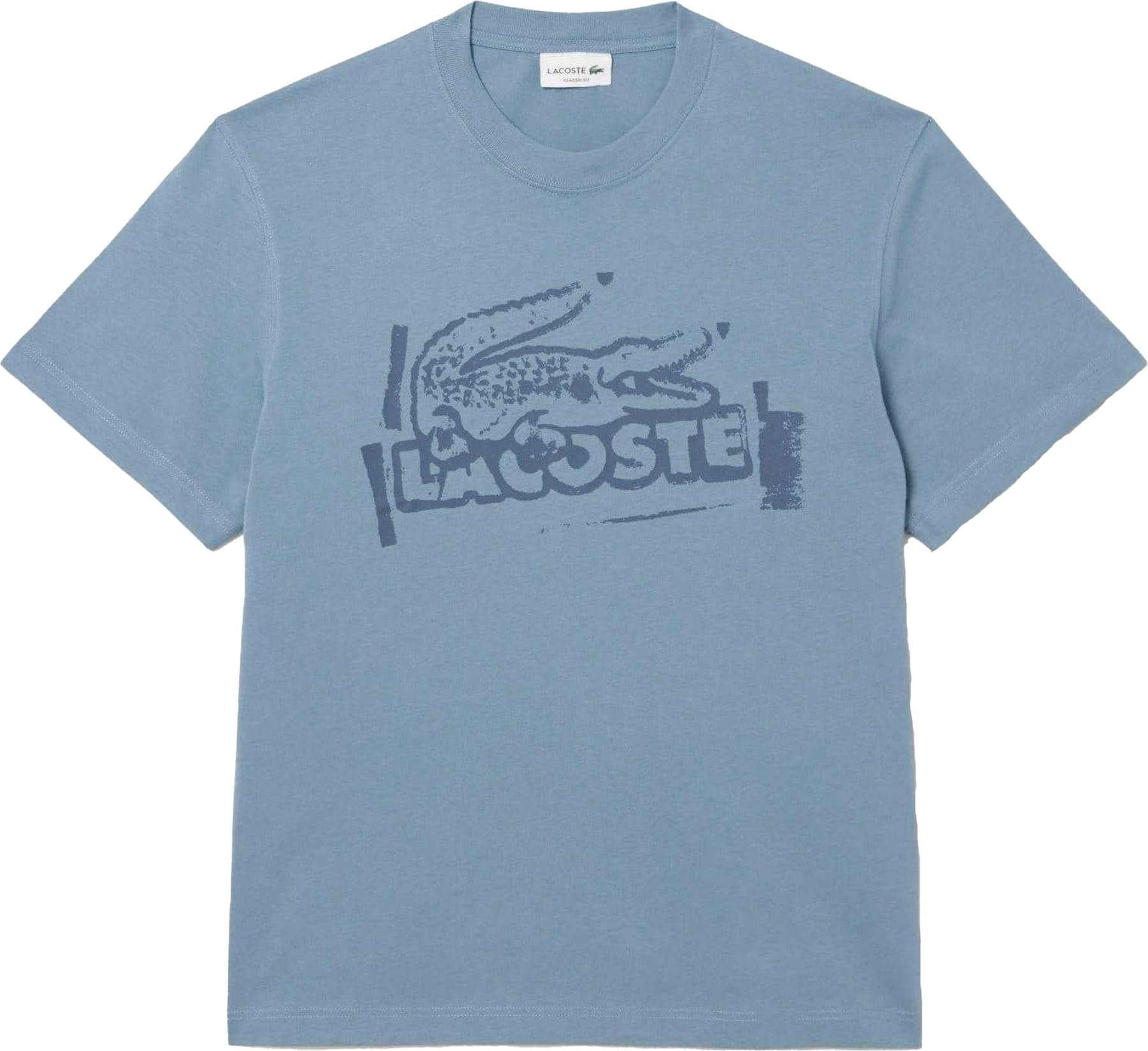 Lacoste - T-Shirt für Herren, Bio-Baumwolle (Blau)