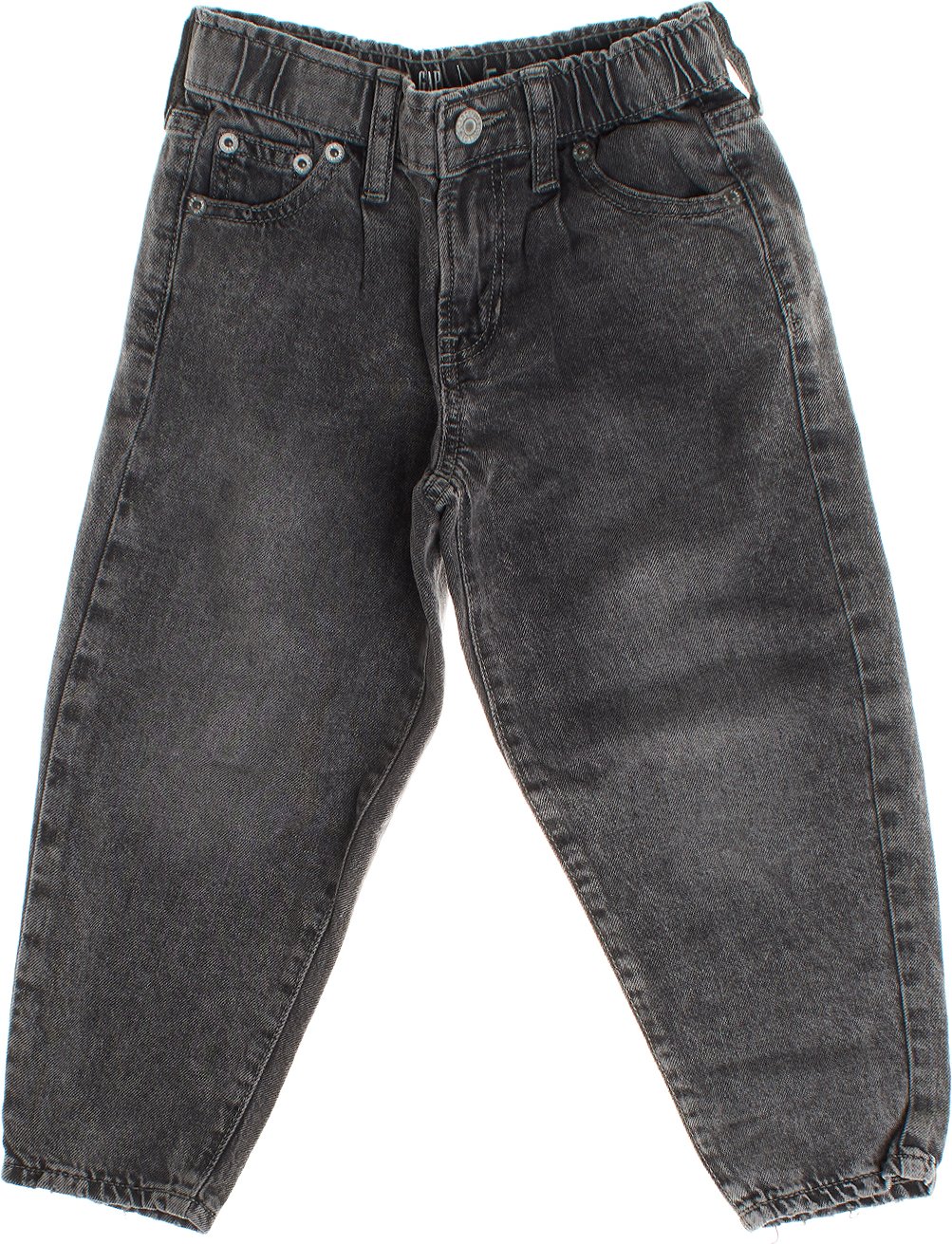 Hochsitzende Barrel-Jeans 725860 Mädchen