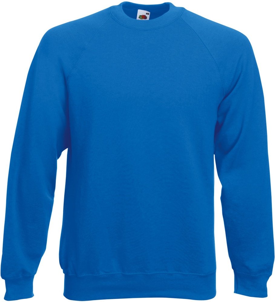 Fruit Of The Loom Herren Raglan-Ärmel Belcoro® Sweatshirt (Royal)