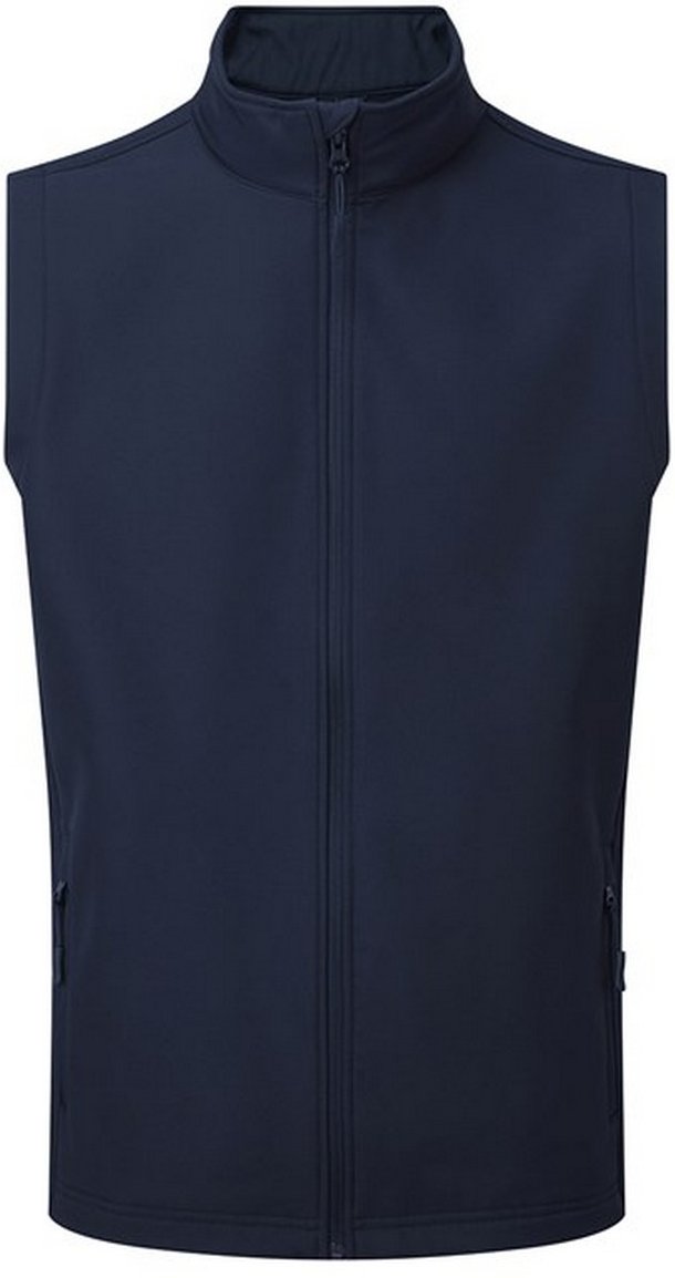 Premier Mens Windchecker Recycled Druckbare Gilet (Marine)