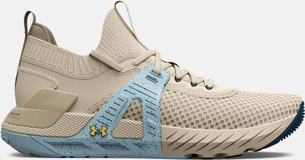 Thumbnail - Under Armor Project Rock 4 Team Beige Womens Trainer