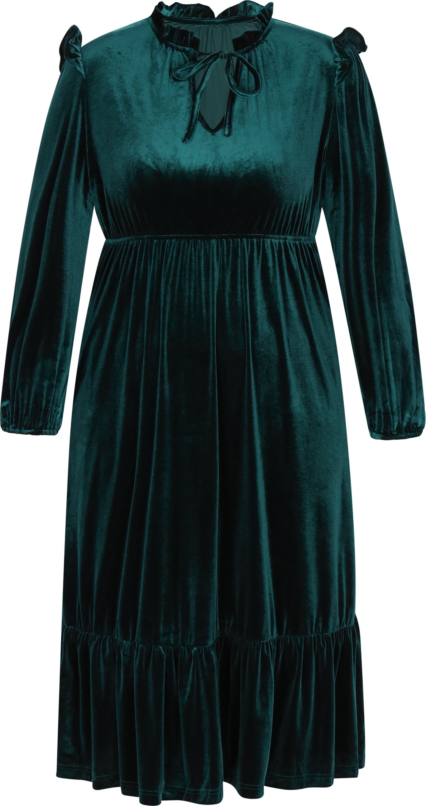 Faina Kleid in großen Größen Frauen Smaragd