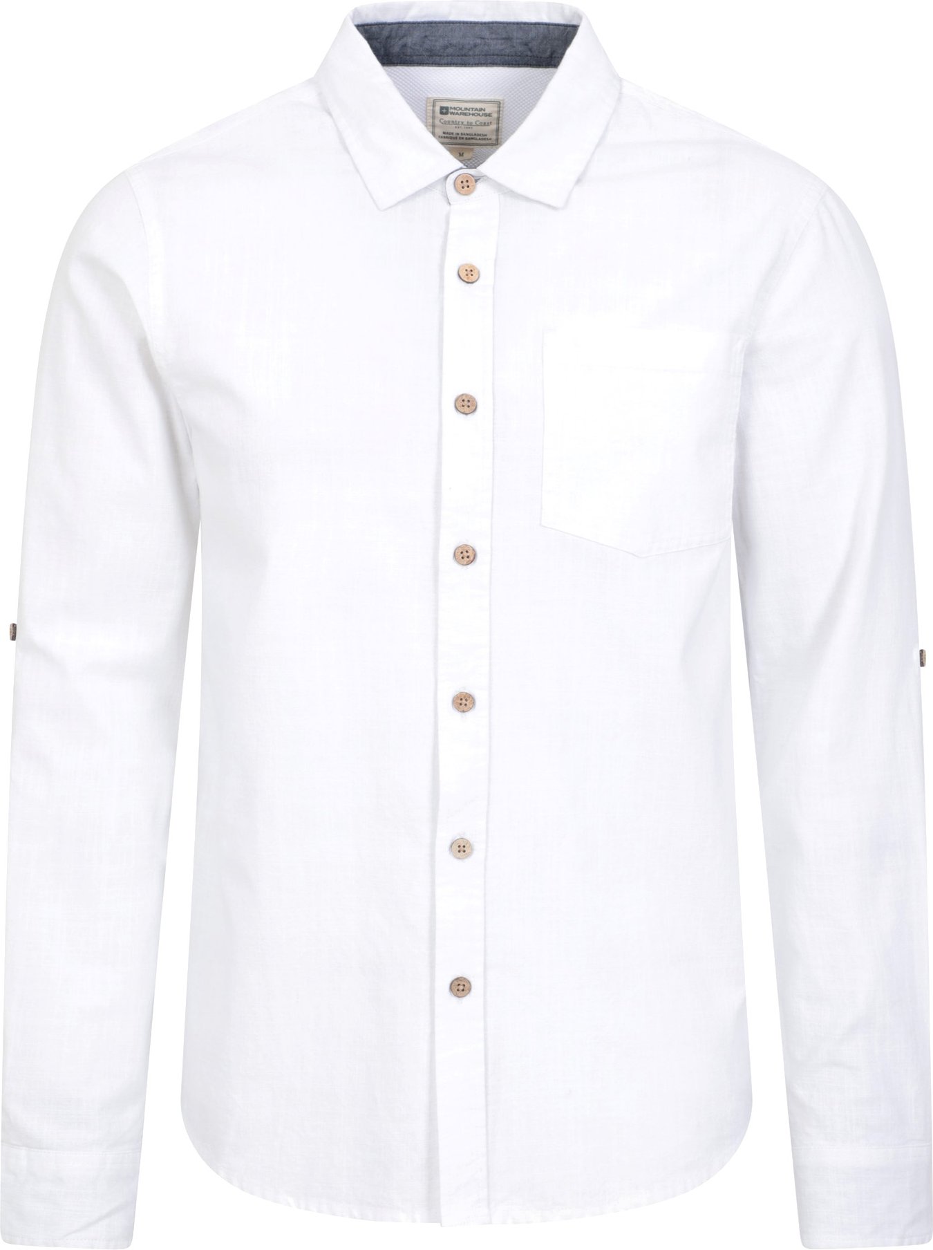 Mountain Warehouse - "Coconut" Hemd für Herren Langärmlig (Weiß)