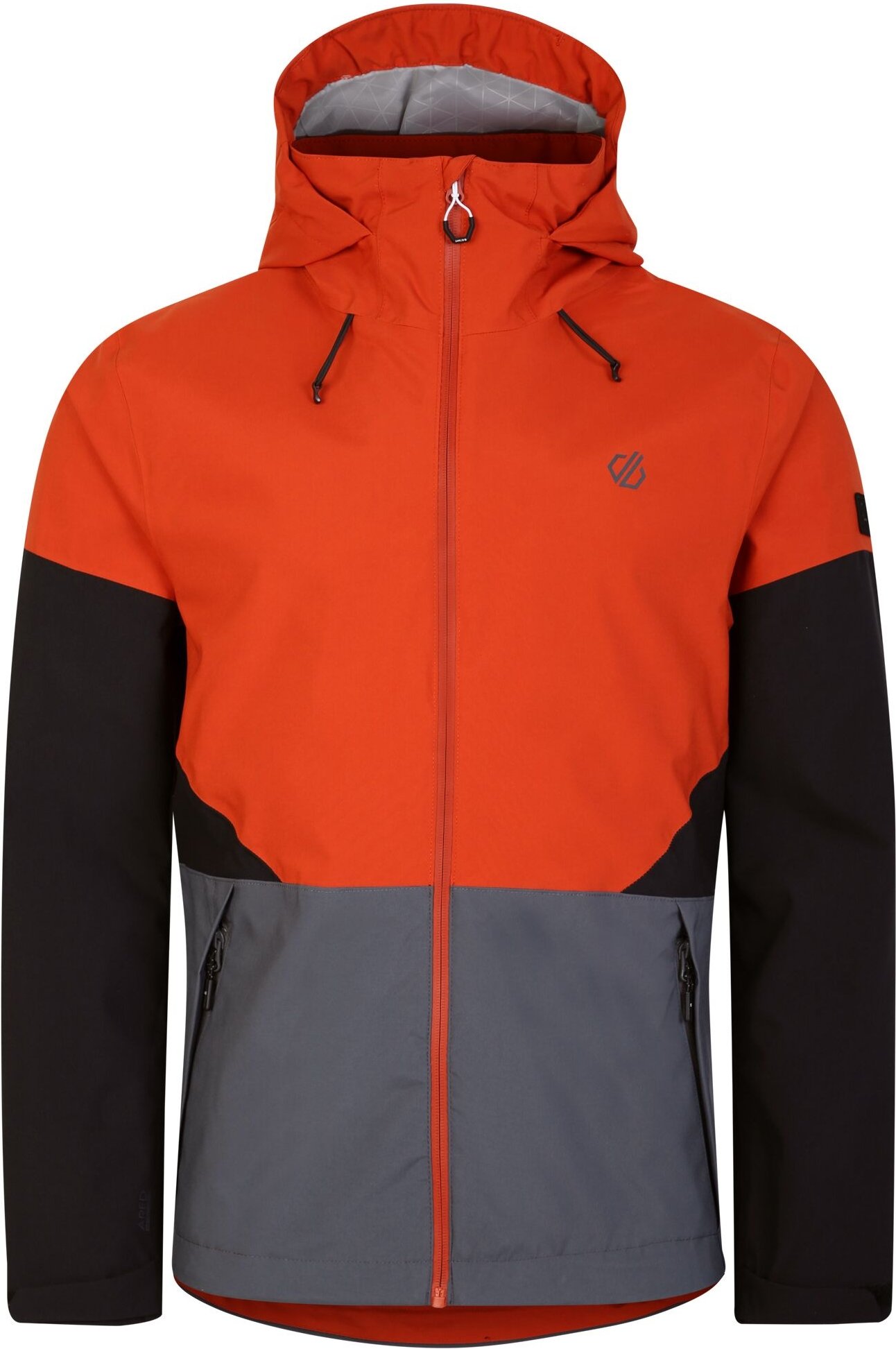 Dare 2B Mens Terrain Waterproof Jacket (Rooibos Tea/Dark Storm Grey)