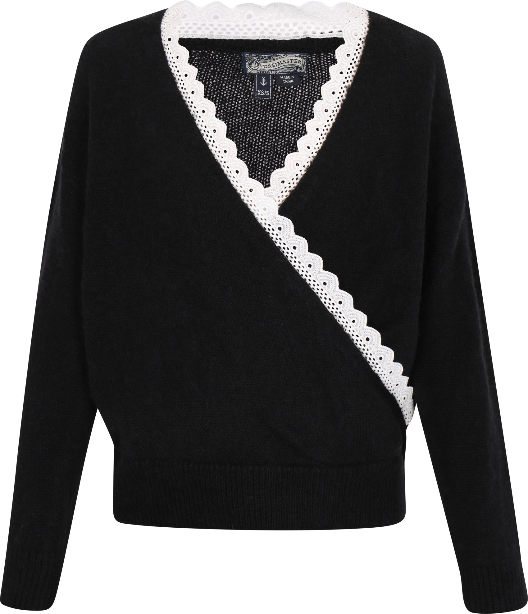 Dreimaster Pullover Frauen Schwarz