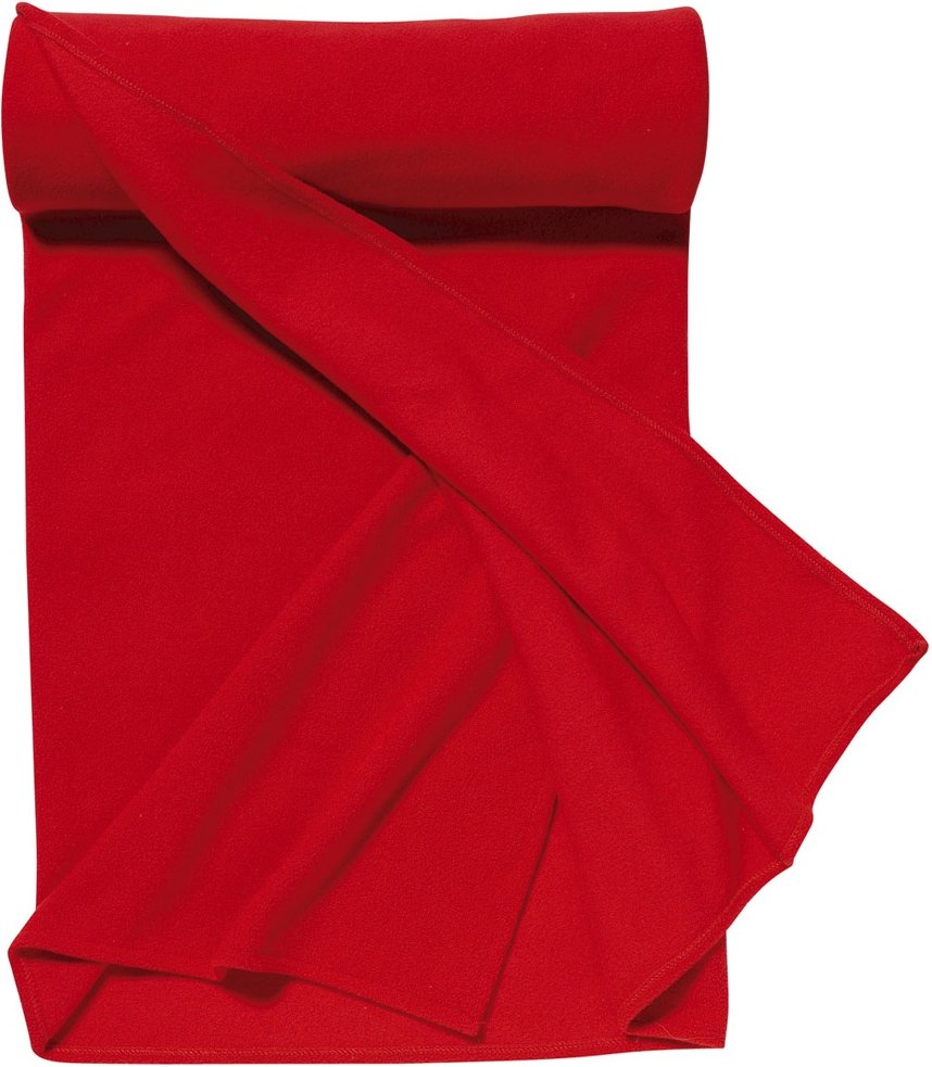 Thumbnail - SOLS Plaid Fleece-Decke, Anti-Pilling (Rot)