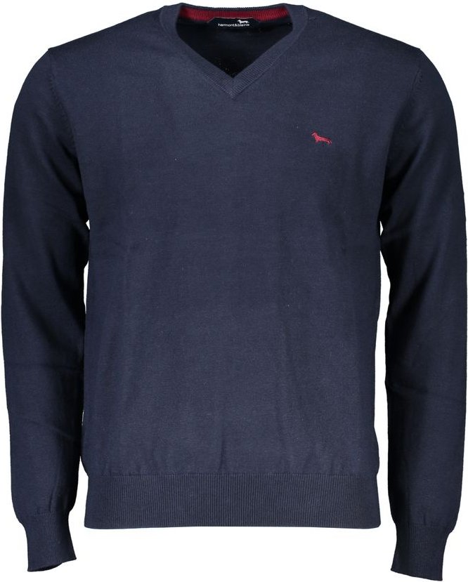 Thumbnail - V-Ausschnitt Pullover Marineblau