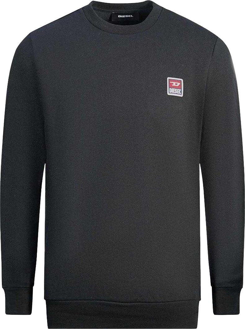 Diesel - Sweatshirt für Herren, Logo (Schwarz)