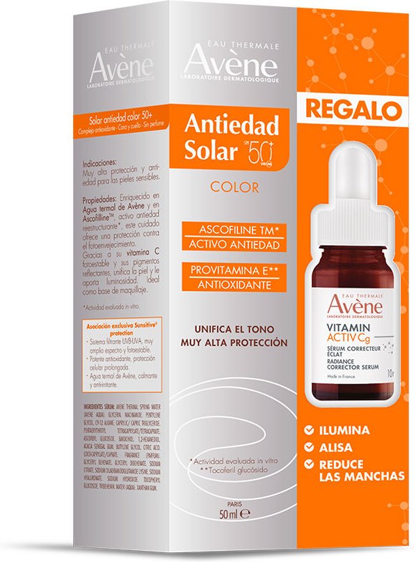Solaire Anti-aging Mit Farbe Lsf 50+ 2er-pack 2 pz