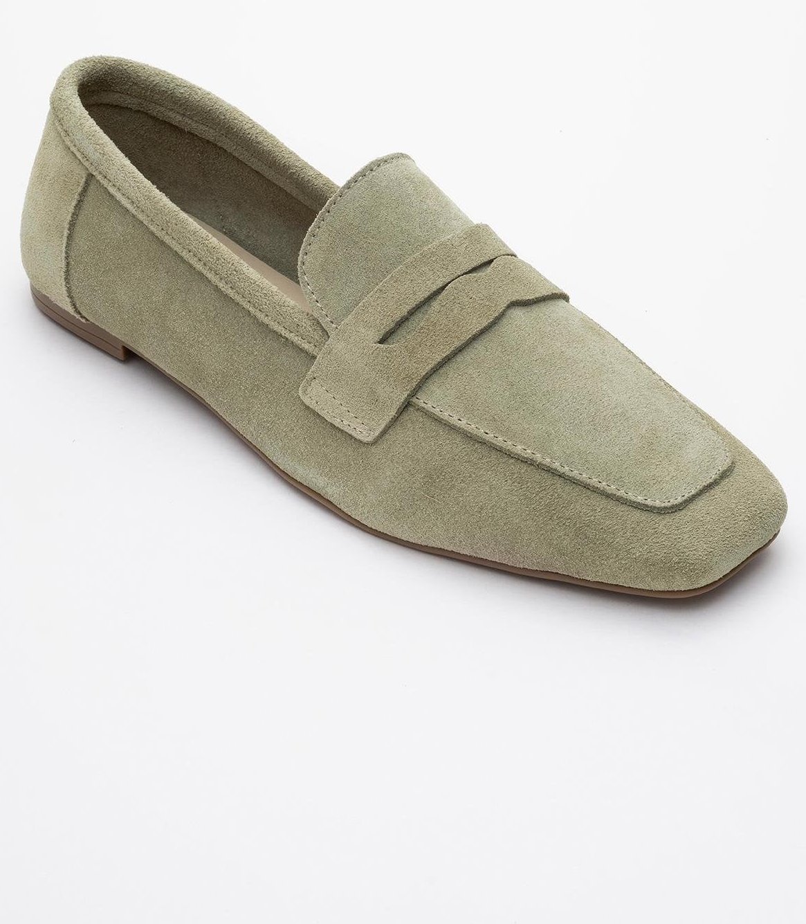 Morne Leder Loafer Damen
