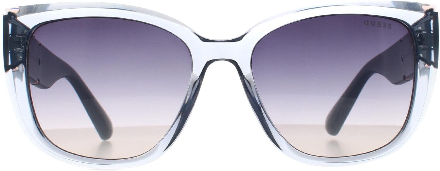 Guess Square Womens Glänzend Hellblau Blau Gradient GO00051