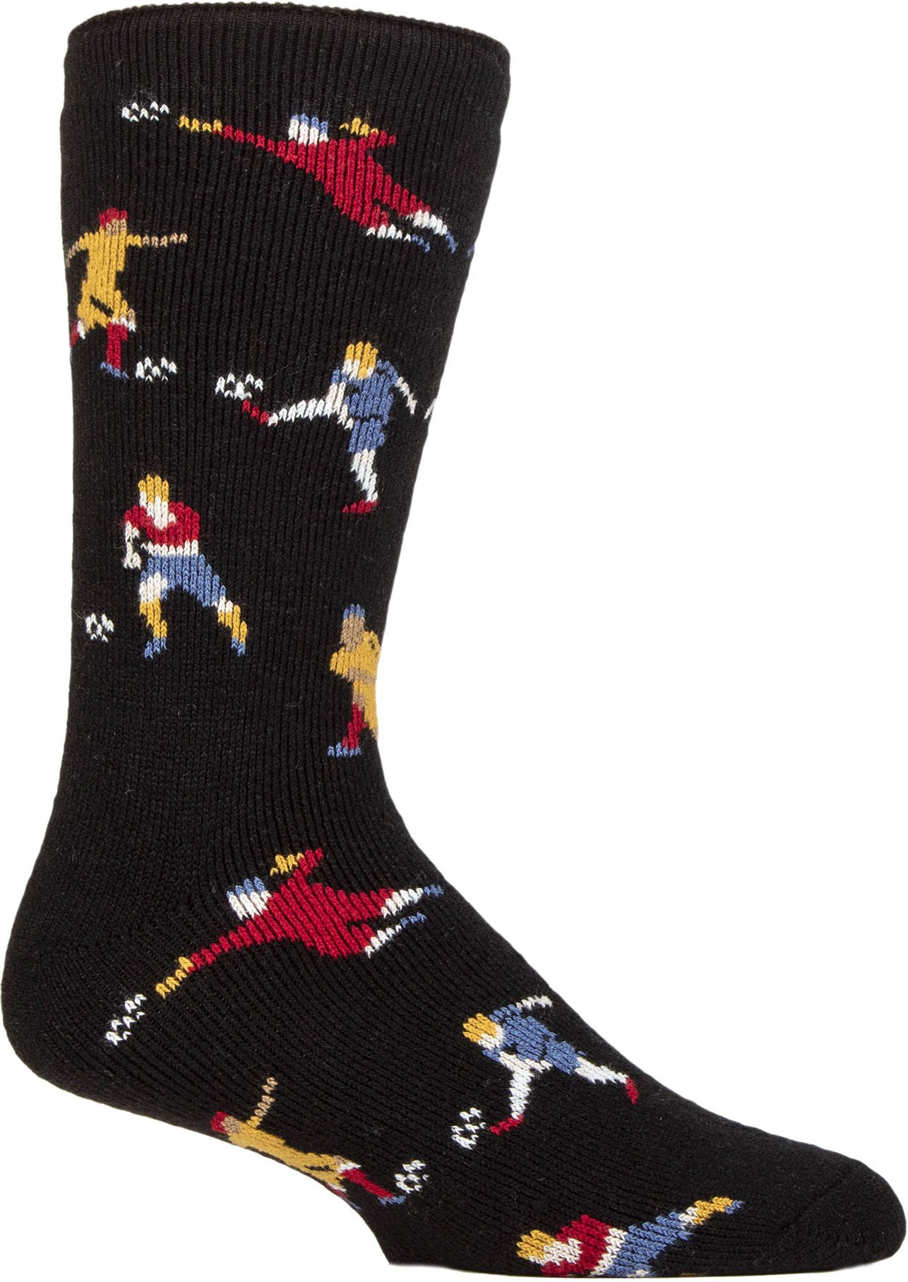 Herren Fun Hobby Socken | Heat Holders Lite | Novelty Fluffy Fleece gefüttert thermische Socken für den Winter - Fußball