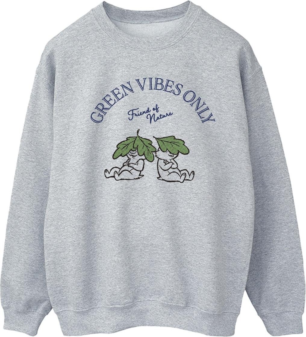 Disney - "Chip 'n Dale Green Vibes Only" Sweatshirt für Damen (Grau)