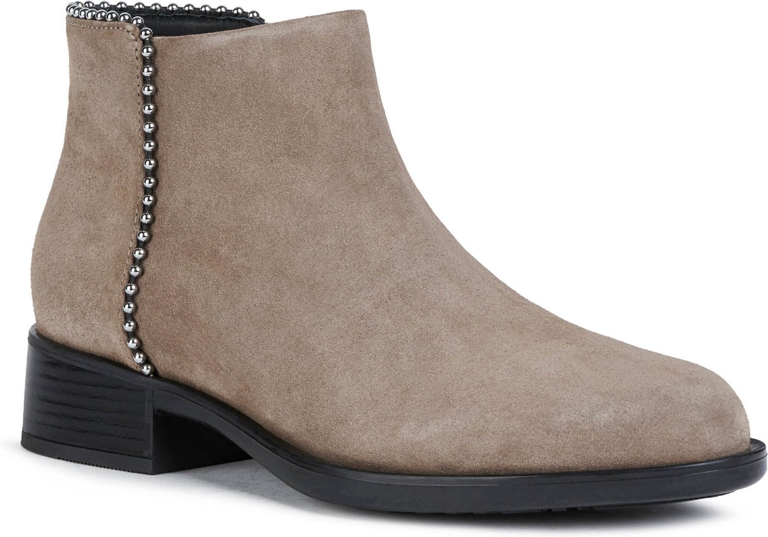 Geox Resia Wildleder Damenstiefel In Dunkelbeige