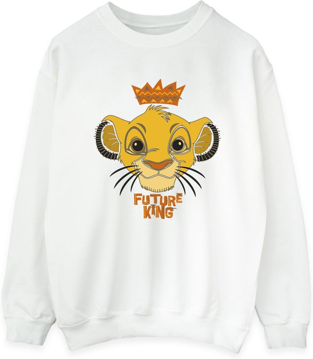 Disney - "The Lion King Future King" Sweatshirt für Damen (Weiß)