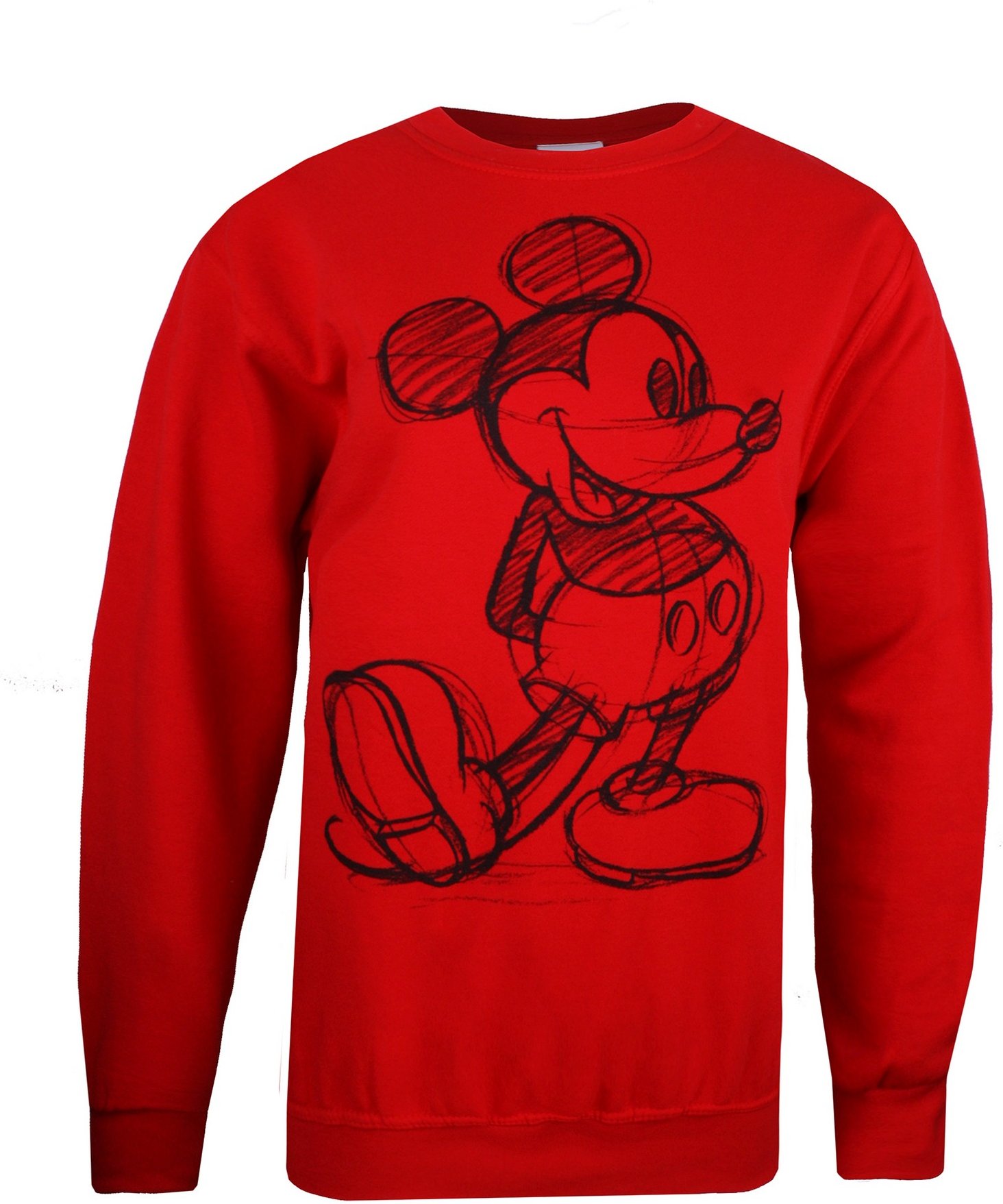 Disney - Sweatshirt Rundhalsausschnitt für Damen (Rot)