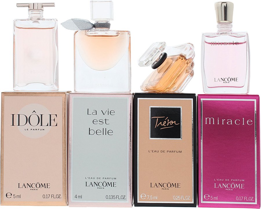Lancome Mini-Geschenk-Set: Idole Eau De Parfum 5ml - La Vie Est Belle Eau De Parfum 4ml - Tresor Eau De Parfum 7.5ml - M...