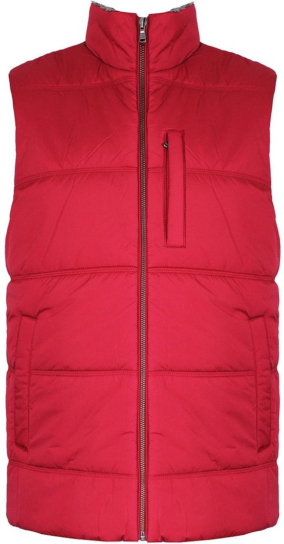 Hackett London Polar Fleece Mens Red Gilet