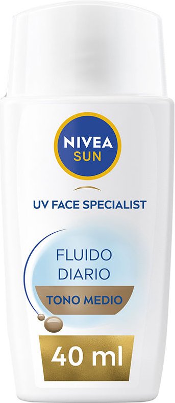 Daily Sun Fluid Gesichtsschutz Spf50+ #mittlerer Ton 40 ml