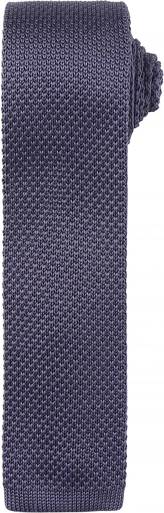 Premier Mens Slim Textured Knit Effect Krawatte (2er-Pack) (Stahl)