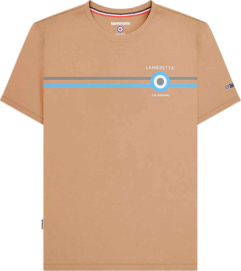 Lambretta - "Classic SS24" T-Shirt für Herren (Sand)