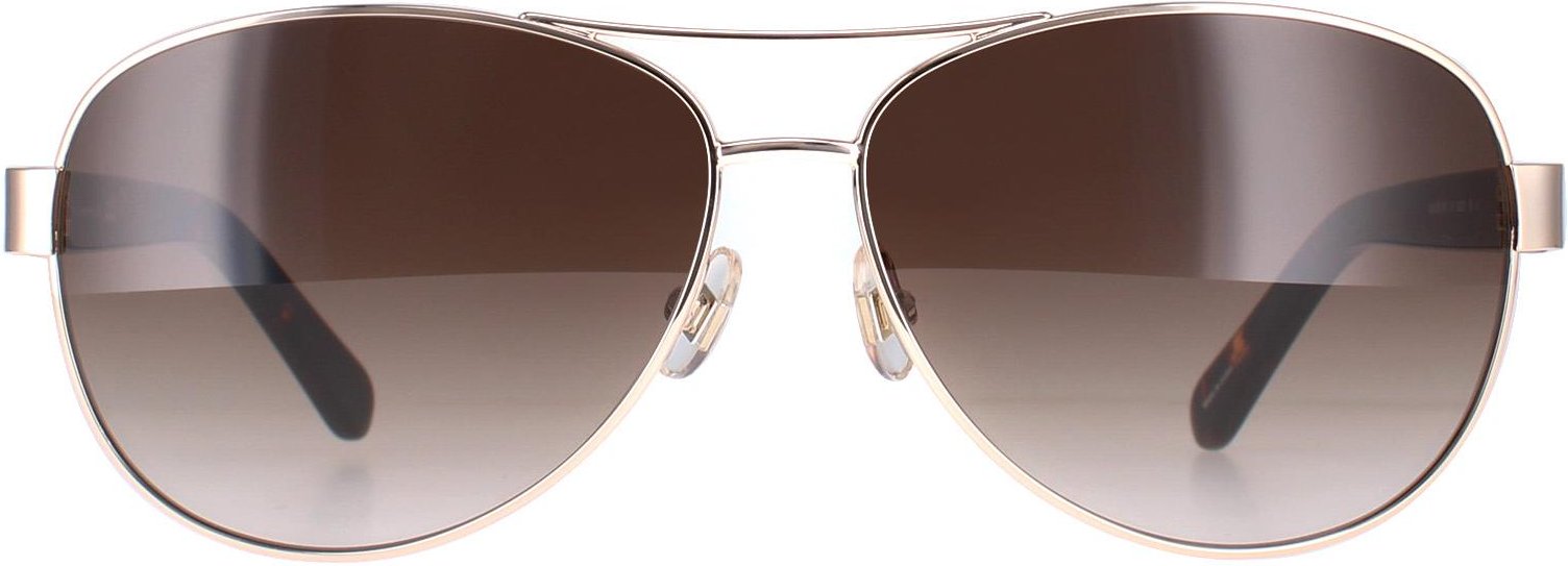 Thumbnail - Kate Spade Aviator Damen Gold Havanna Braun Gradient Dalia 2/S