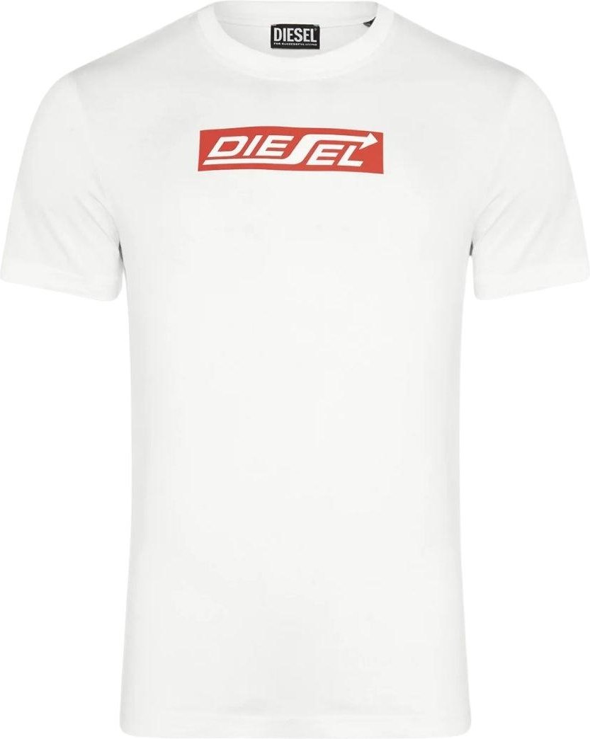 Diesel Unisex Erwachsenen Pfeil-Logo T-Shirt (Weiß)