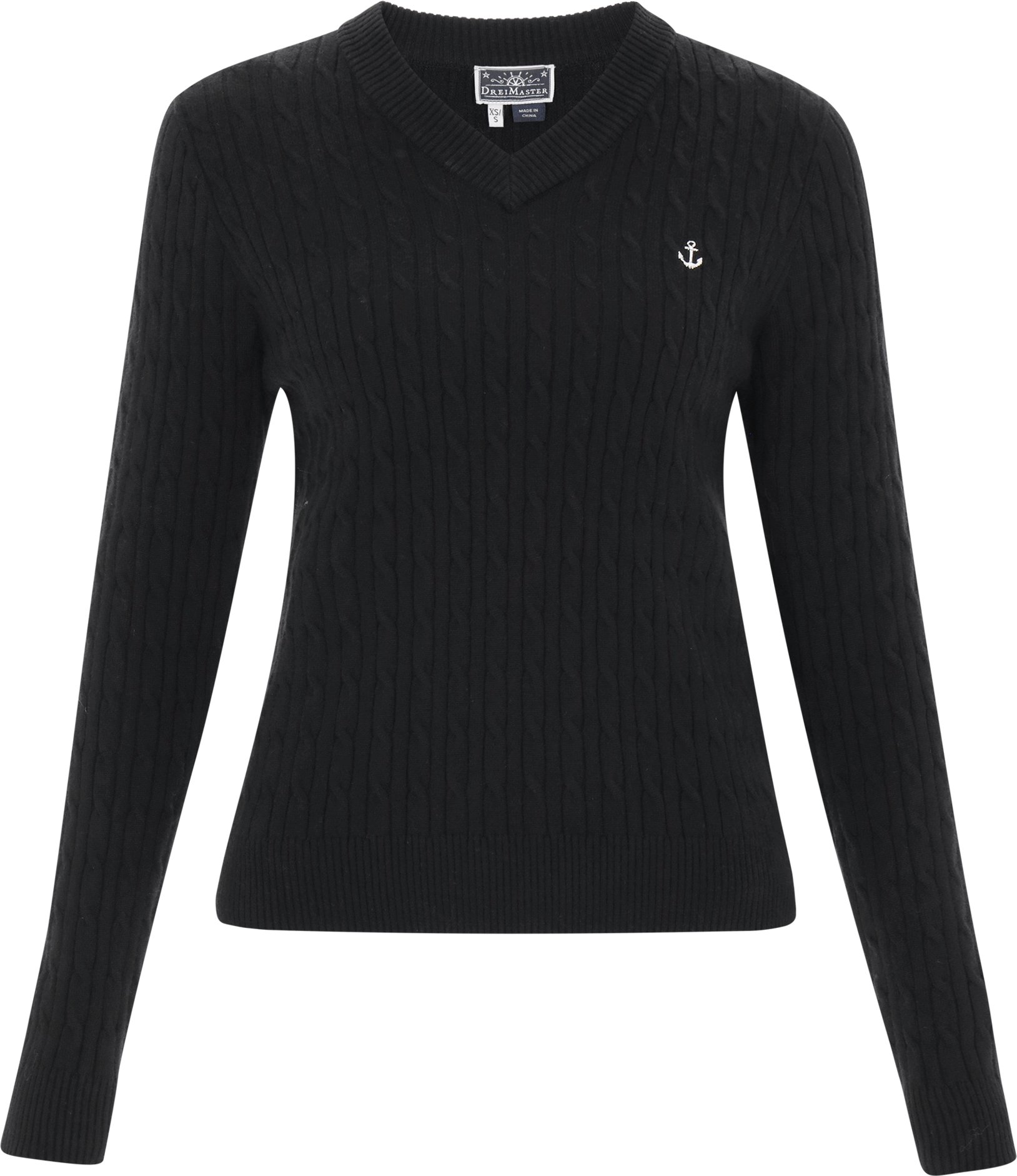 Dreimaster Pullover Frauen Schwarz