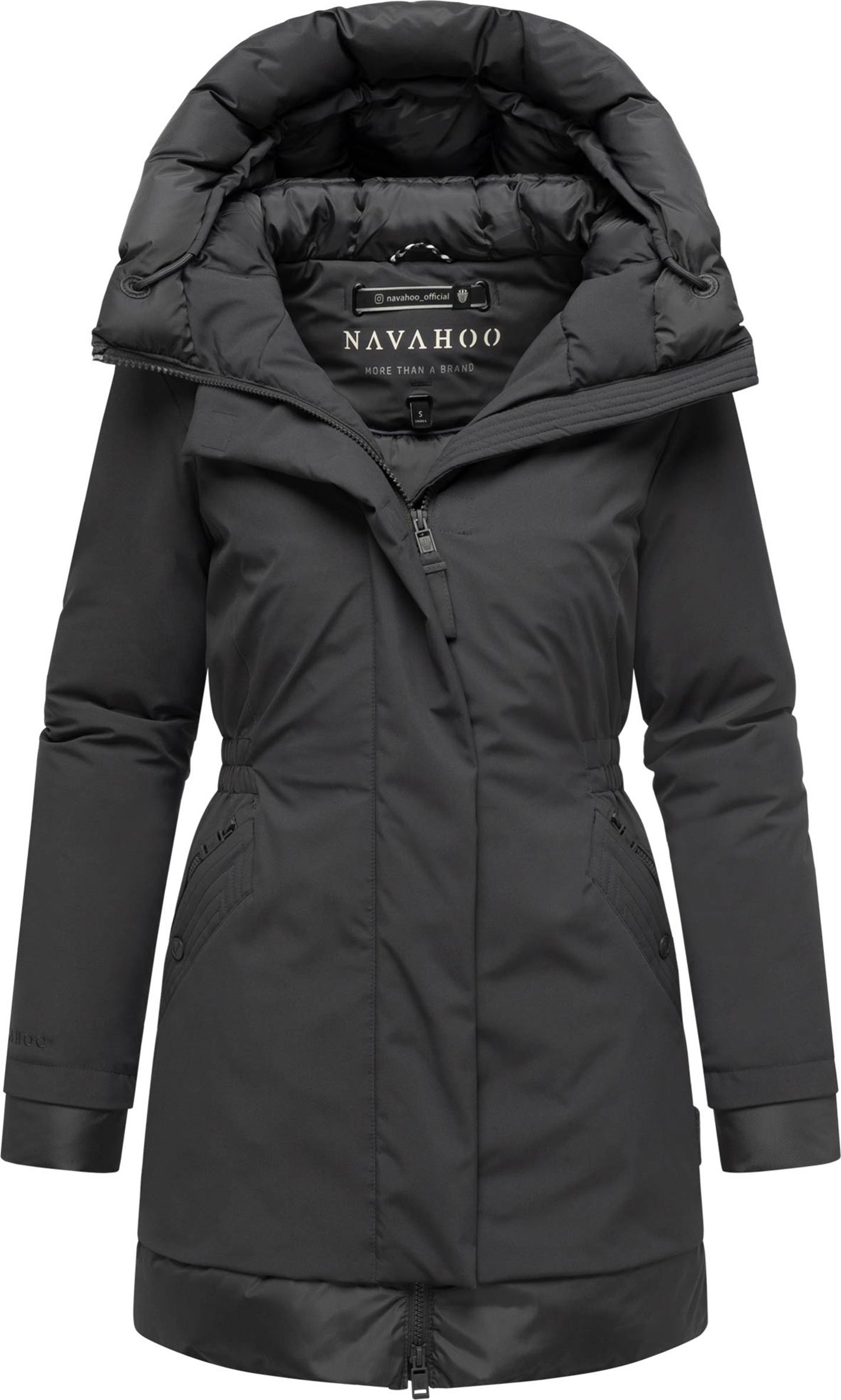 Navahoo Damen Winterparka WINTERPRINZESSIN mit Kapuze & femininer Passform