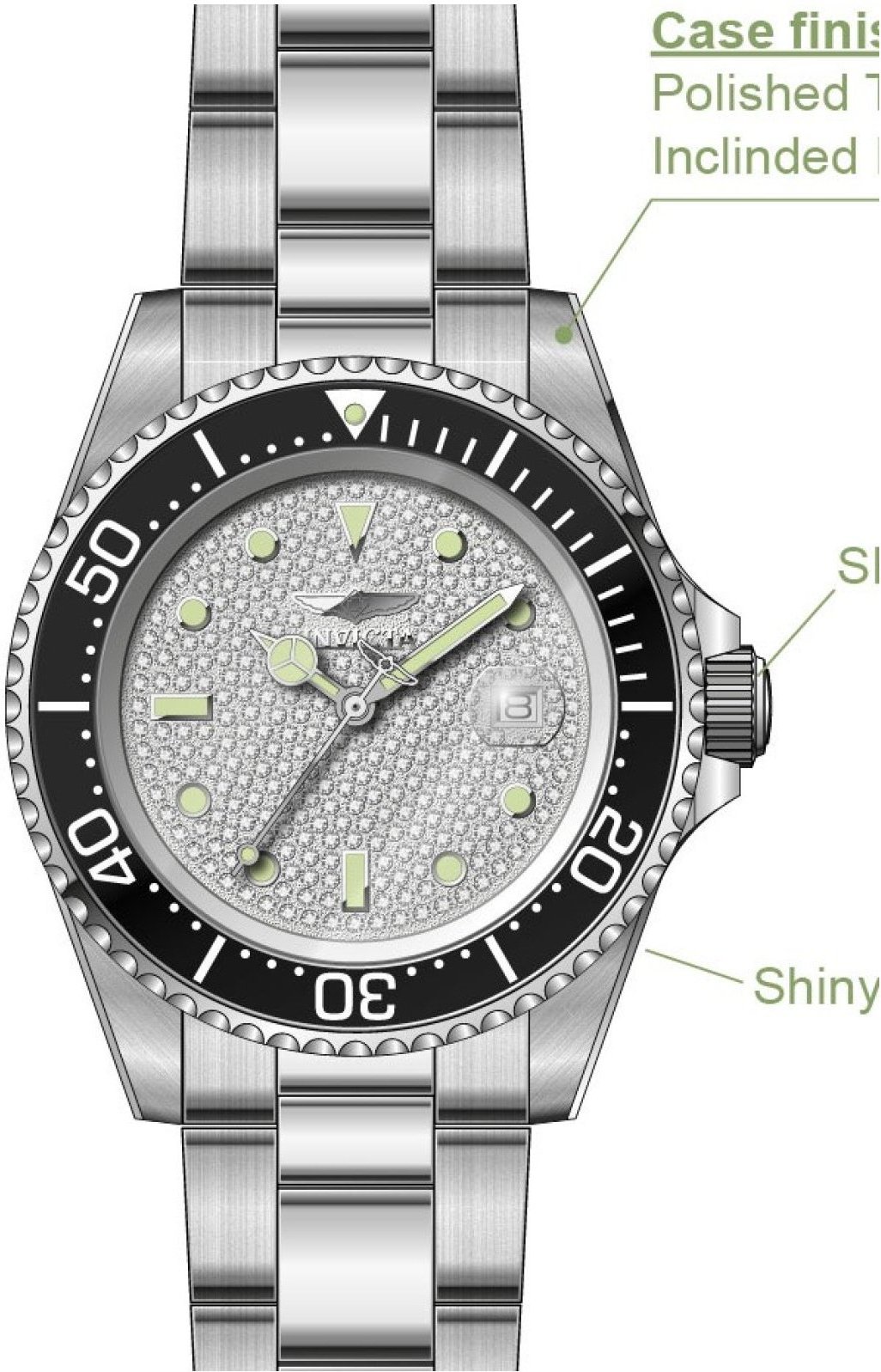 Invicta Pro Diver 50286 Herrenuhr - 40mm