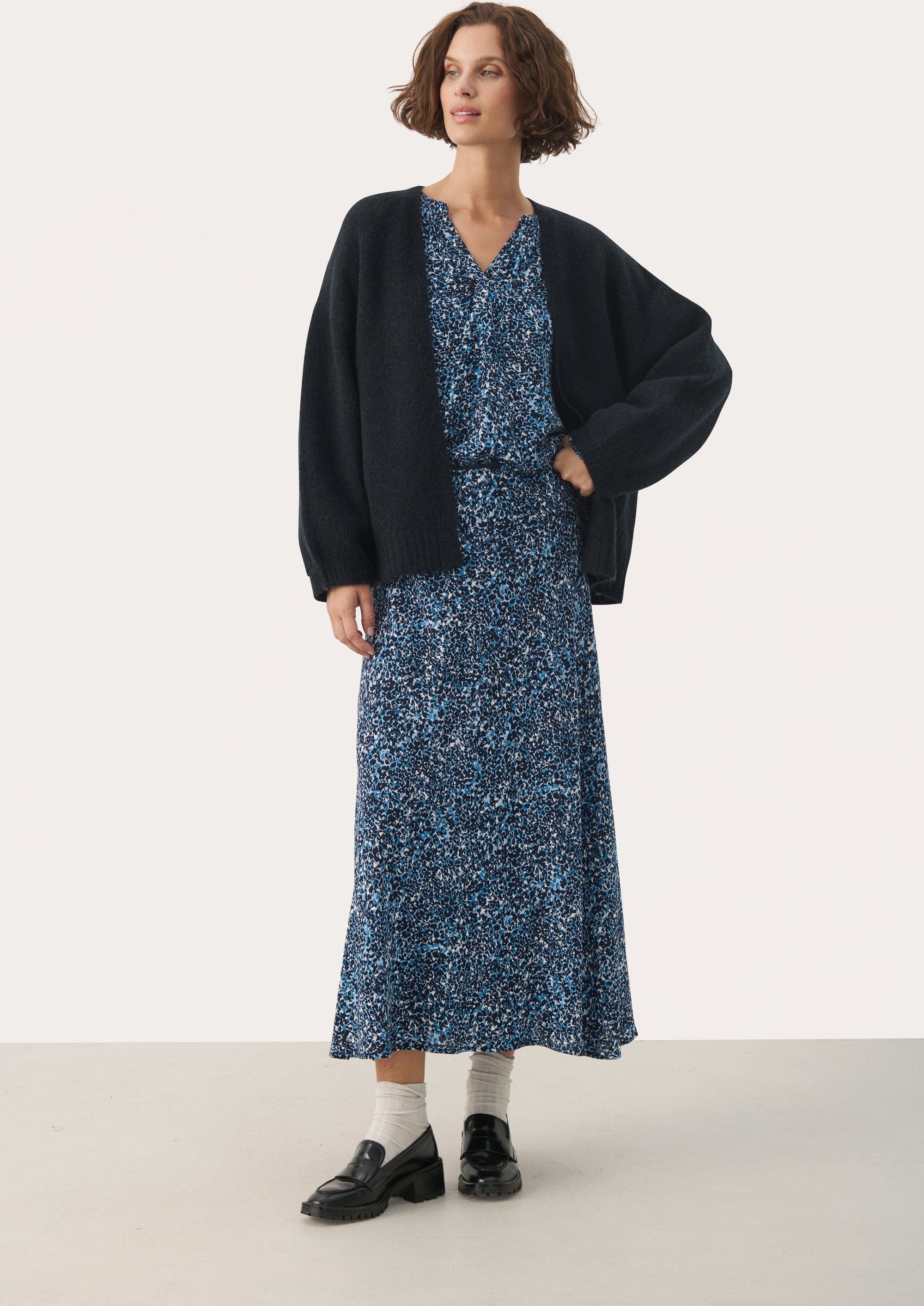Strickjacke Relaxed fit navy