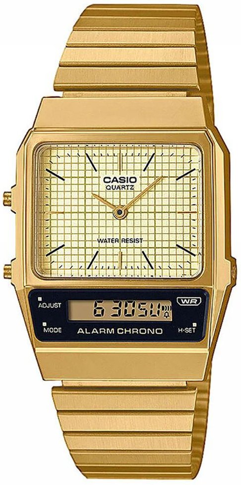 Casio Casio Collection Vintage Gold Herren Armbanduhr AQ-800EG-9AEF
