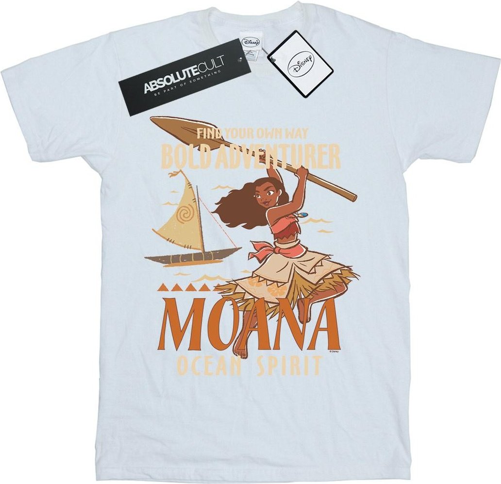 Disney - "Moana Find Your Own Way" T-Shirt für Mädchen (Weiß)