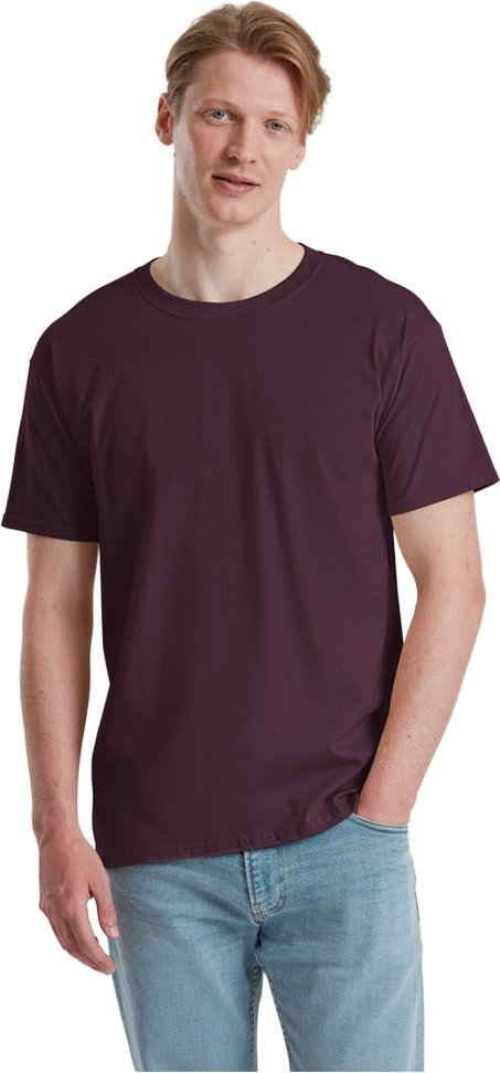 Fruit Of The Loom Herren Premium T-Shirt (Dunkles Pflaumenblau)