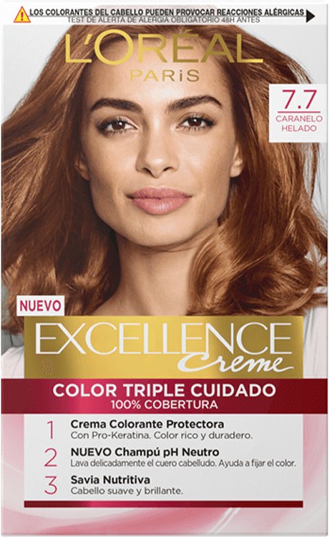 Excellence Cremefarbstoff #7.7-eiskaramell 192 ml