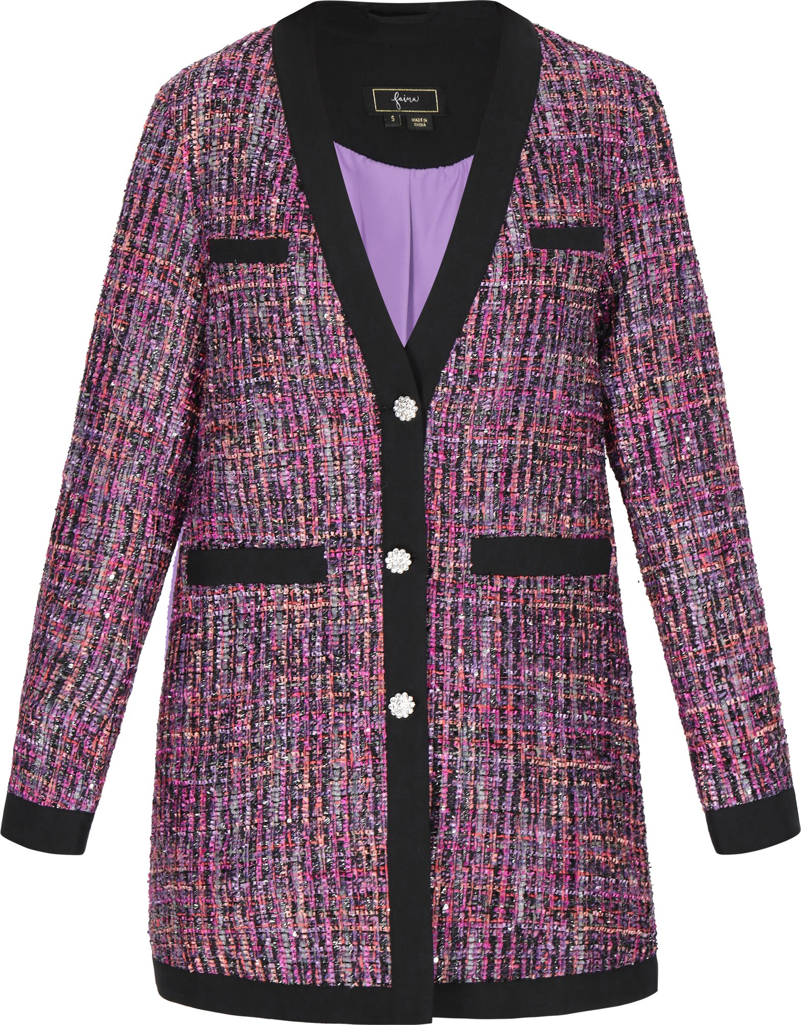 Faina Blazer Frauen Violett