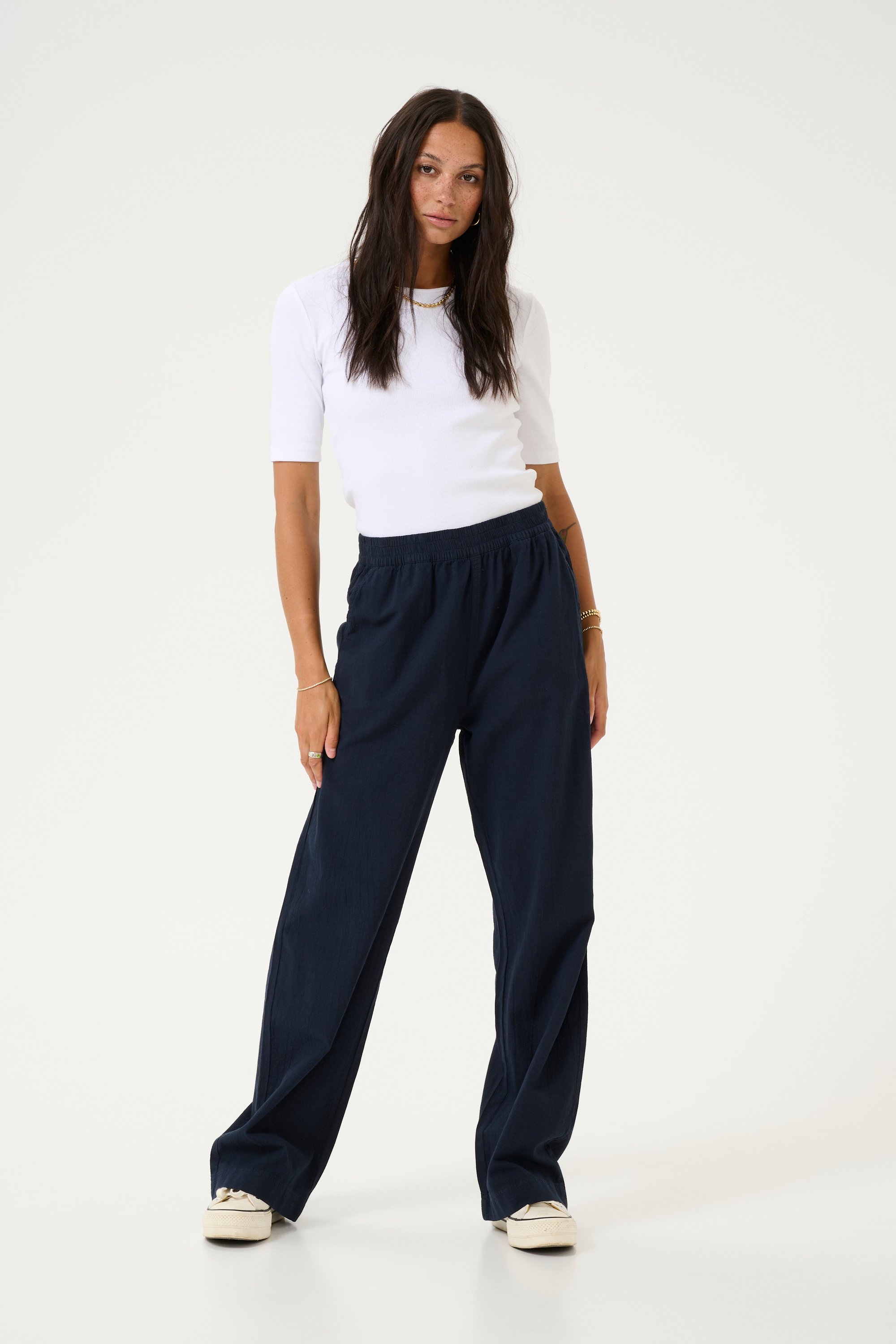 Casual Hose Relaxed fit Midnight Marine