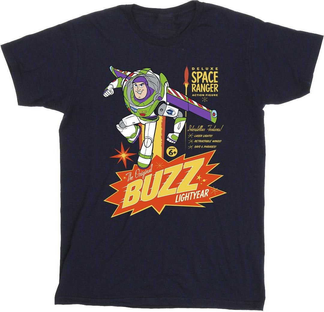Disney - "Toy Story Buzz Lightyear Space" T-Shirt für Mädchen (Marineblau)