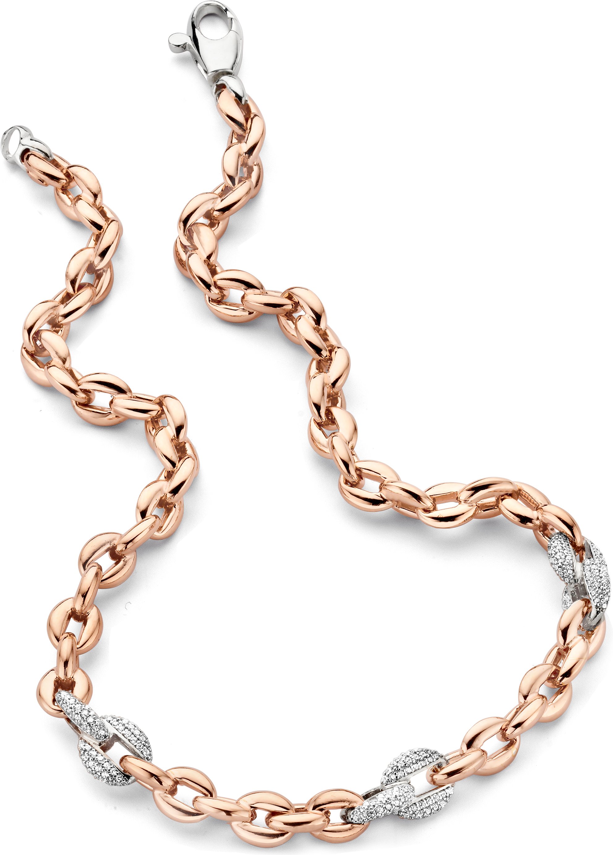 Orphelia Halskette für Damen, Sterling-Silber 925, Rosé, ZK-7160