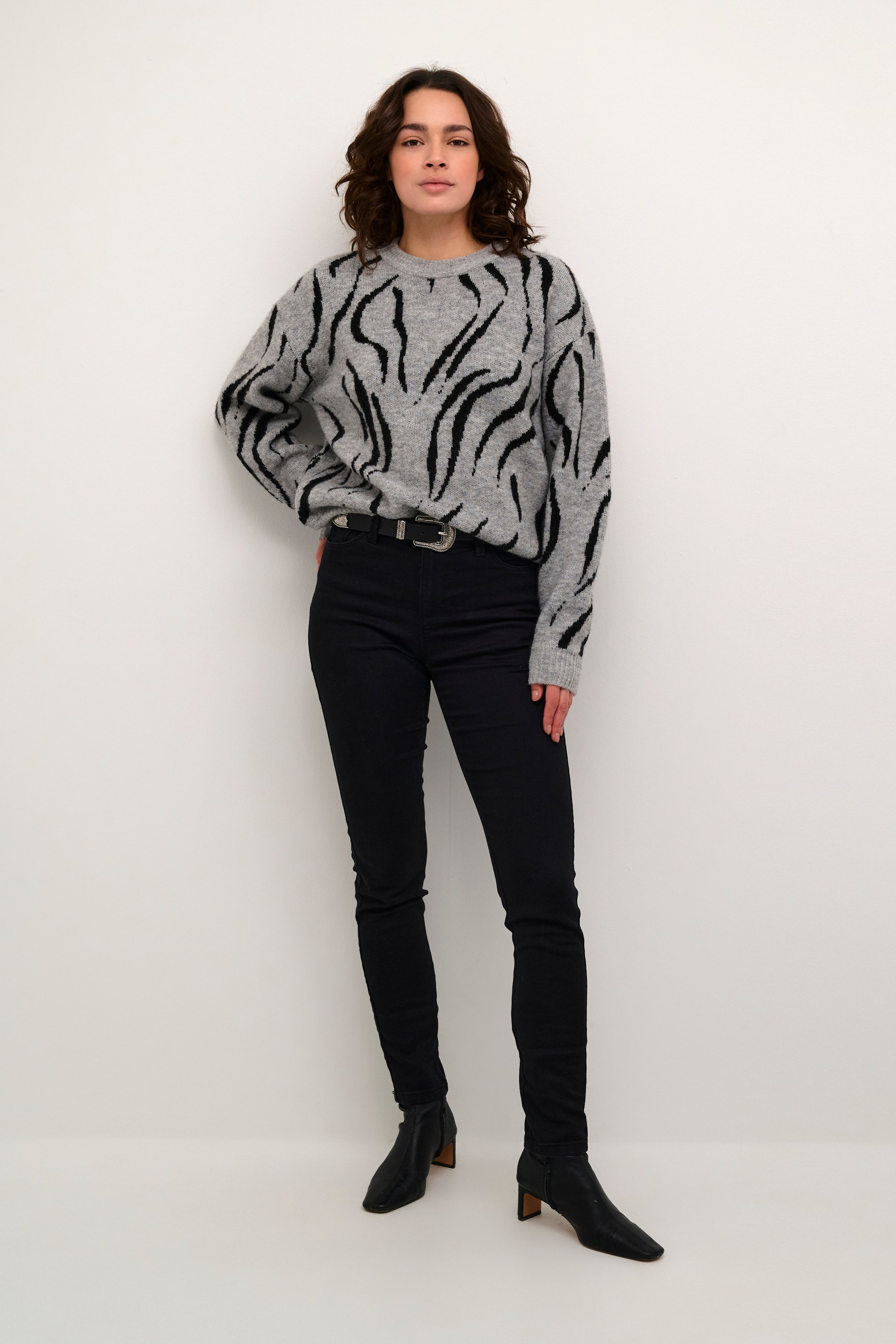 Strickpullover Loose fit grey