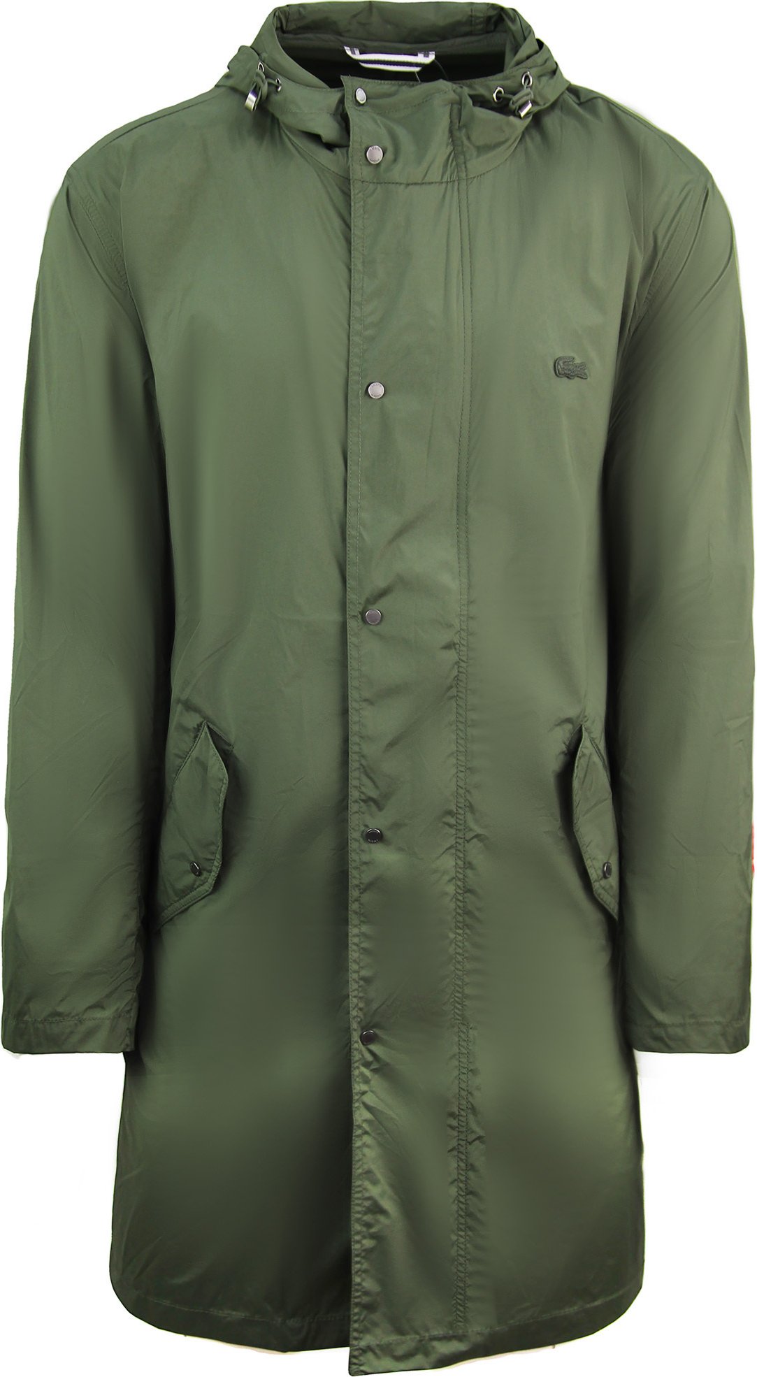 Lacoste Wasserschutzmänner Green Parka Jacke