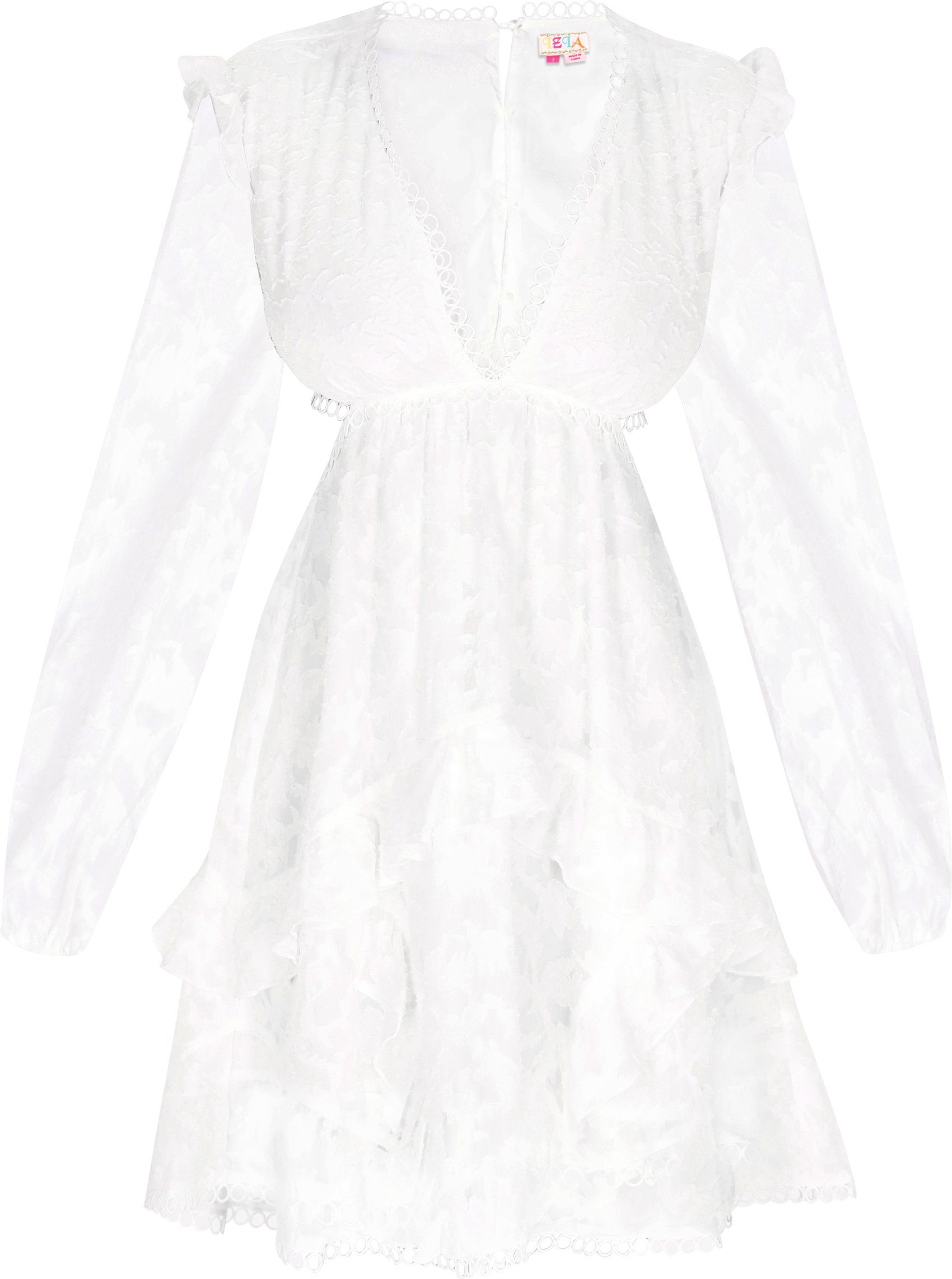 IZIA Kleid Frauen Weiß