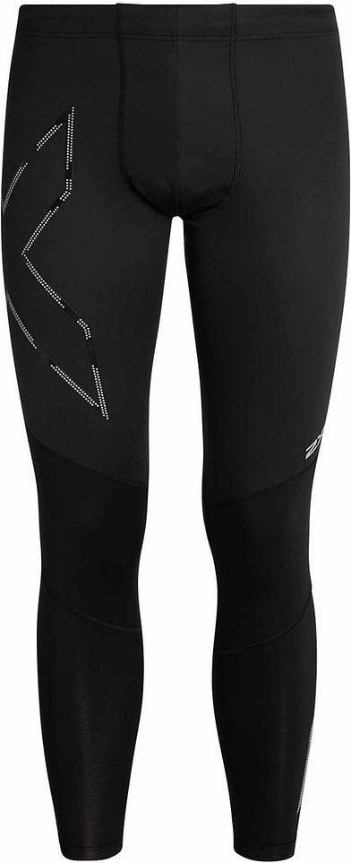 2xu Zündschildkompression Männer schwarz/silberne Strumpfhose