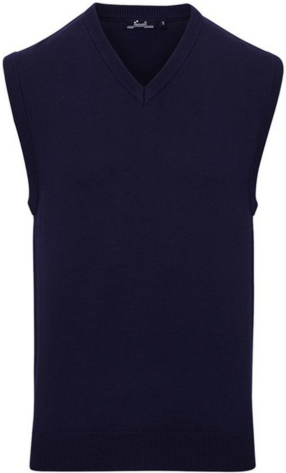 Premier - Pullover-Weste für Herren Ärmellos (Marineblau)