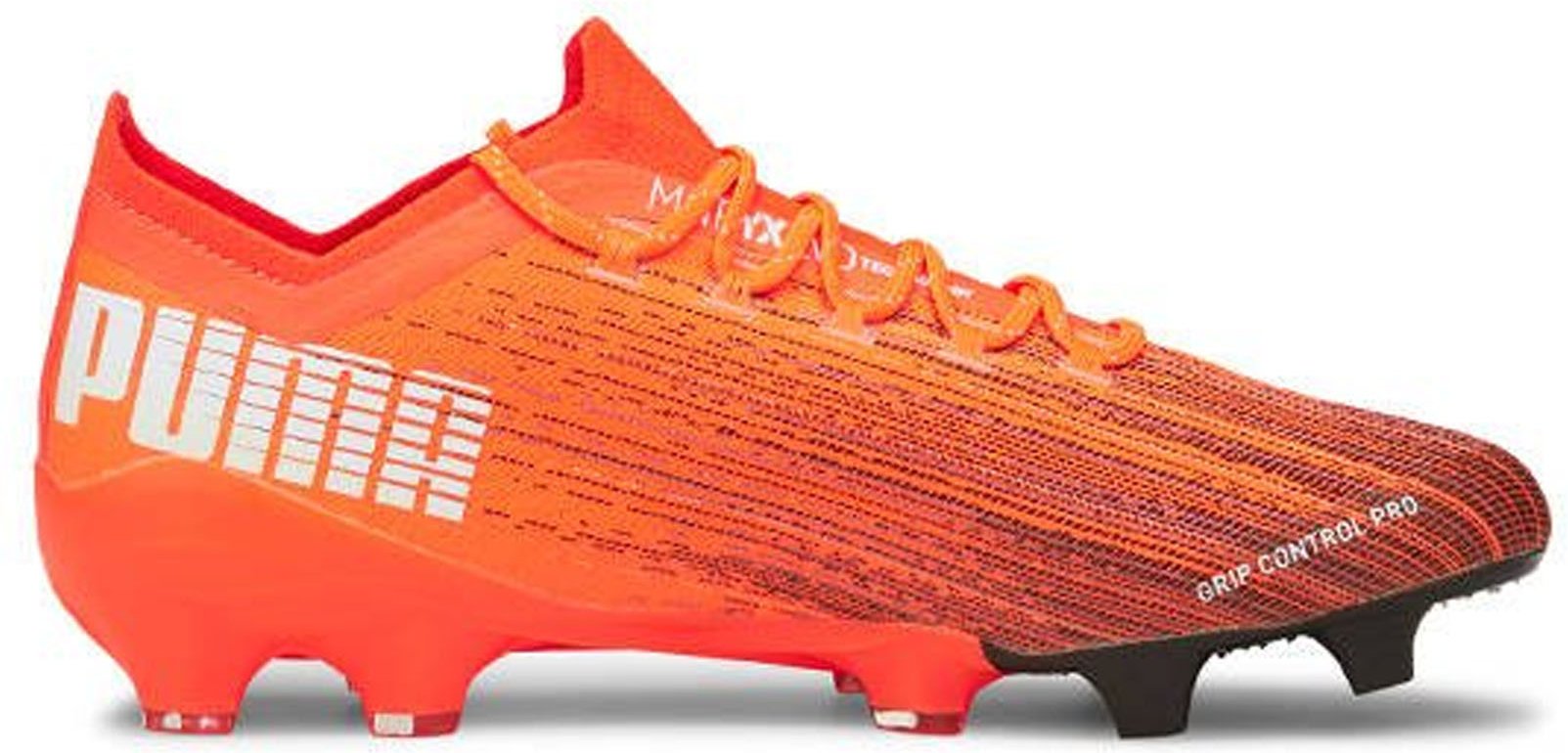 Puma Ultra 1.1 FG/Ag Schnür-up-orange-synthetischer Herren Fußballstiefel 106044 01