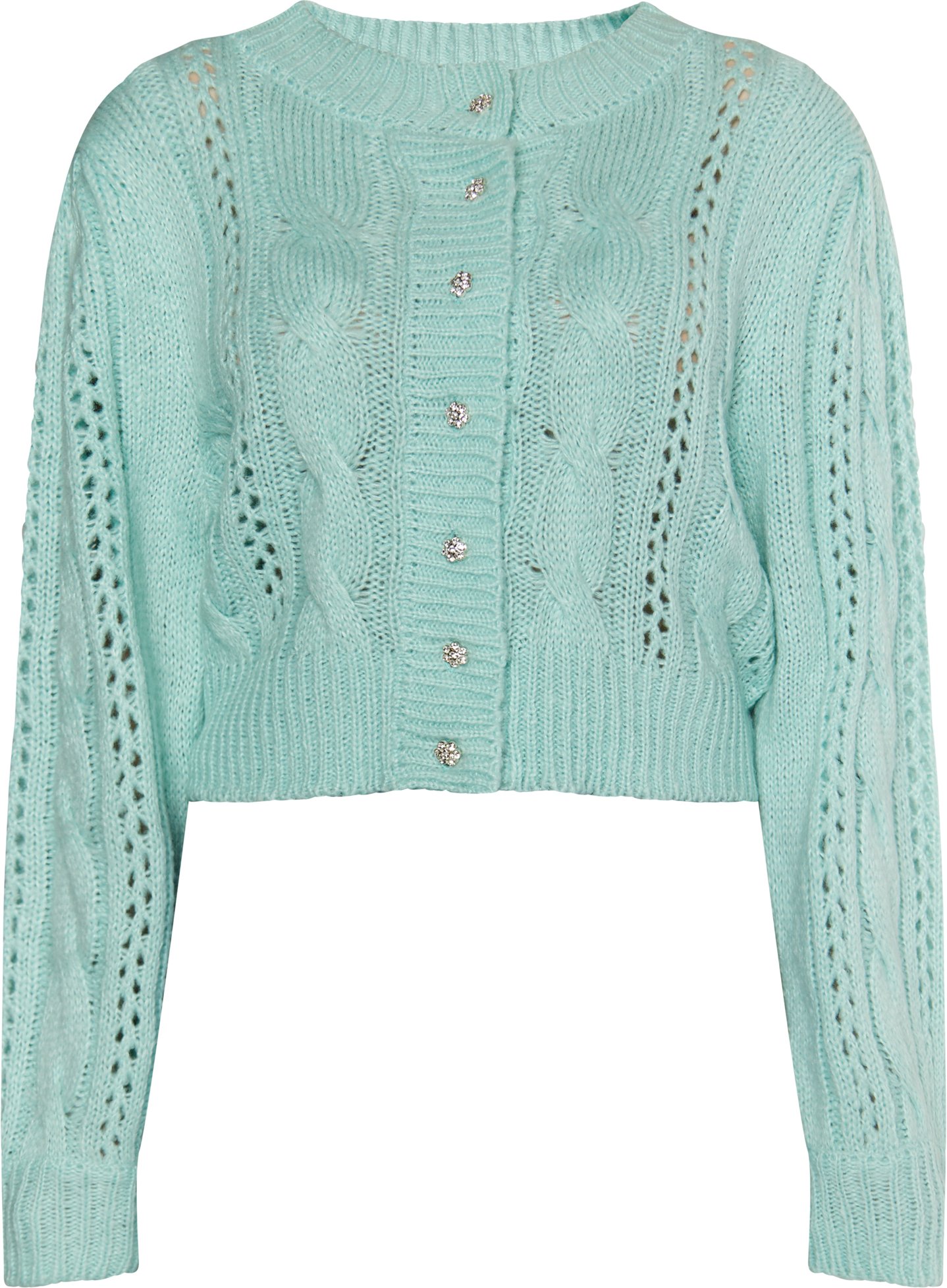 Mymo Strickcardigan Damen Aqua