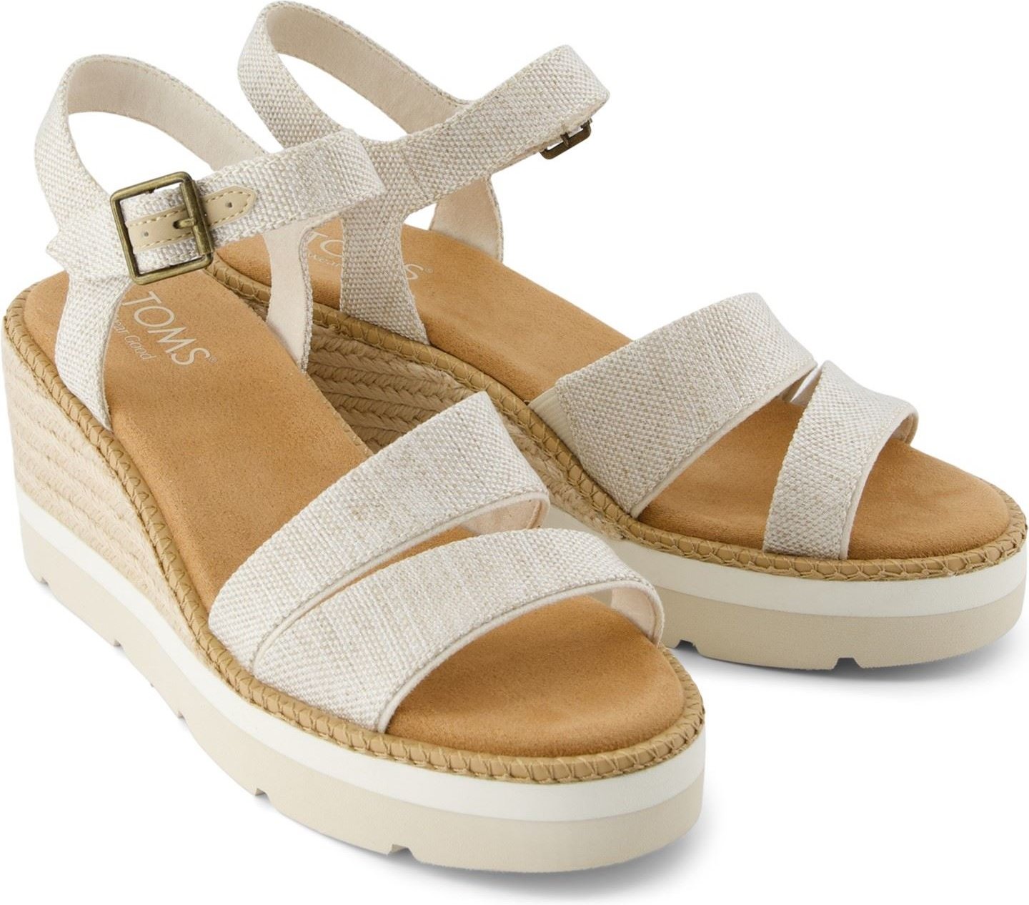 TOMS Darya Nylon Damen Sandalen in Natur