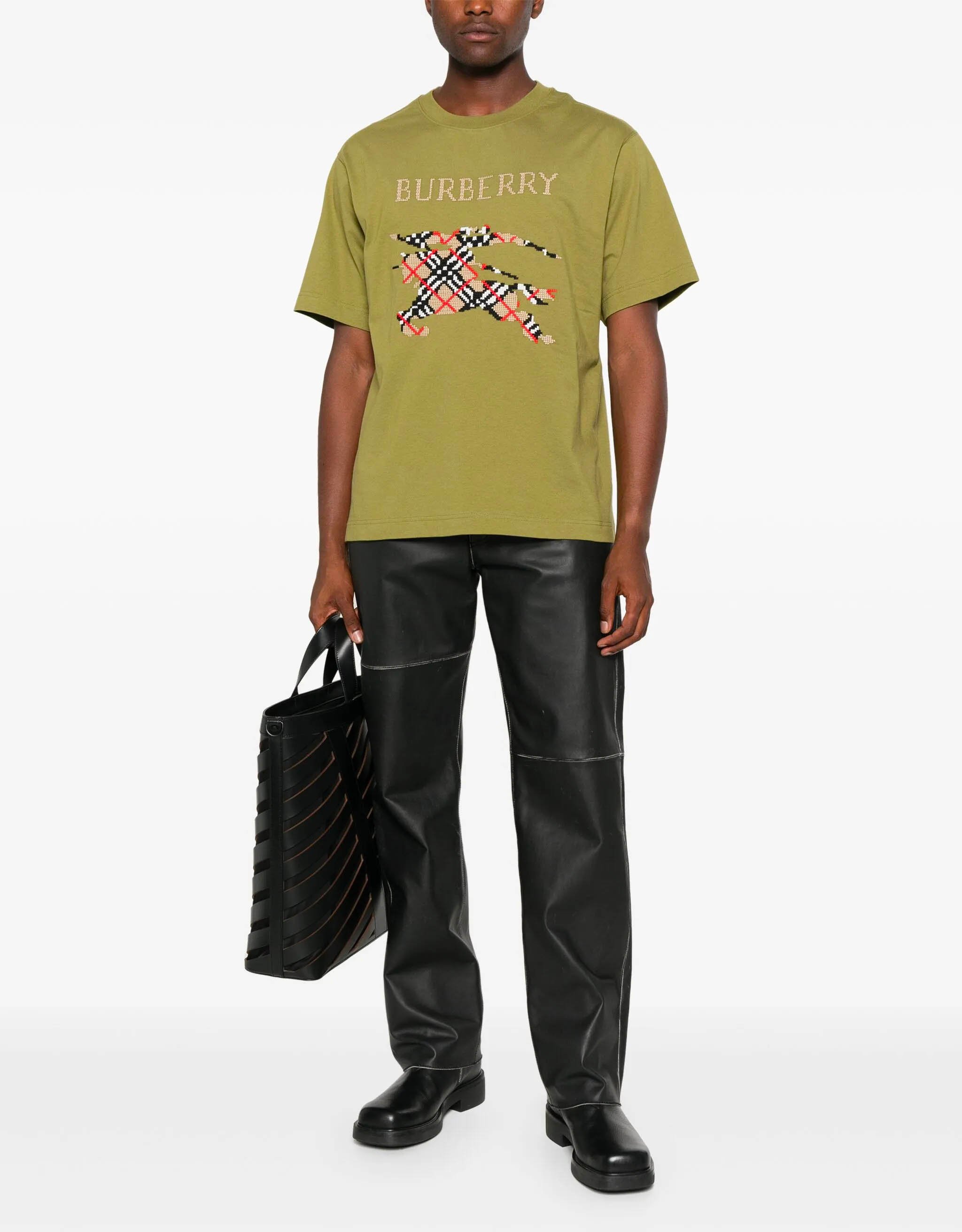 Baumwoll-T-Shirt mit Kreuzstich Ekd