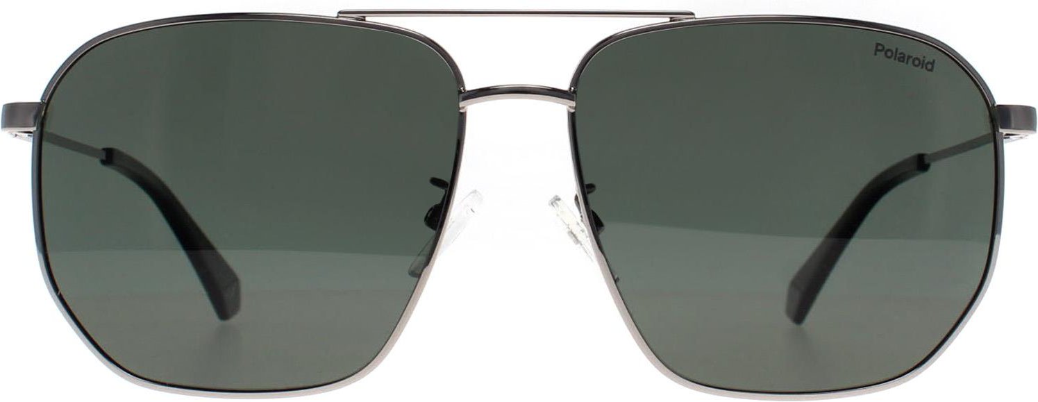 Polaroid Aviator Unisex Ruthenium Grün Polarisiert PLD 4141/G/S/X