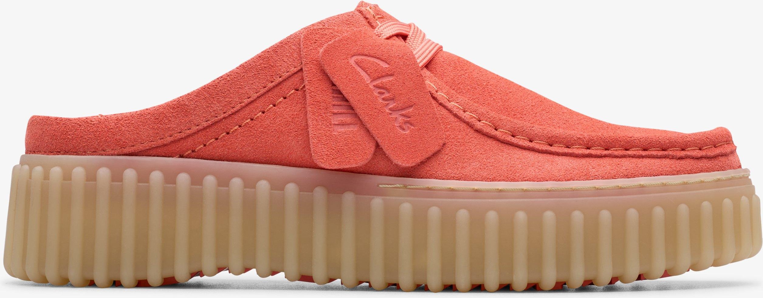 Torhill Mule Korallenwildlederschuhe